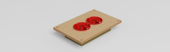 Звукоизоляционный подрозетник 2-секционный SoundGuard GL-BOX 2